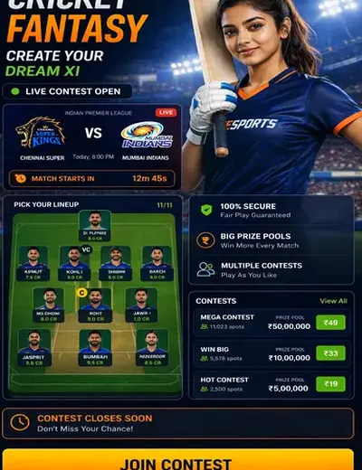 Kalyan (kalyan chart) fantasy cricket & matchday visual 3